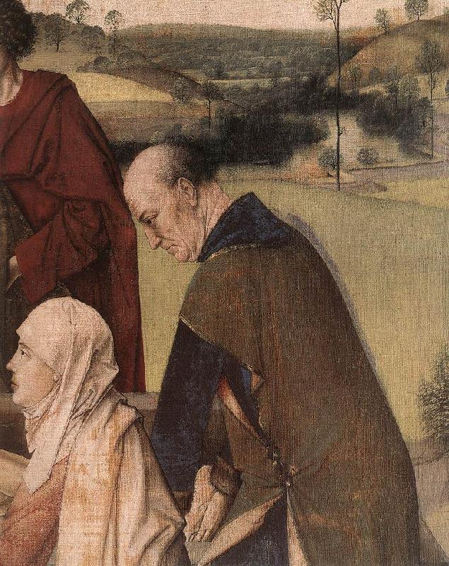 BOUTS, Dieric the Elder The Entombment (detail) fg oil painting image